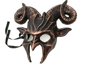 Horny Goat Mask in Copper