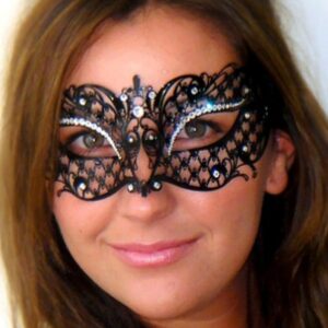 Masquerade Mask with Crystals Adelle