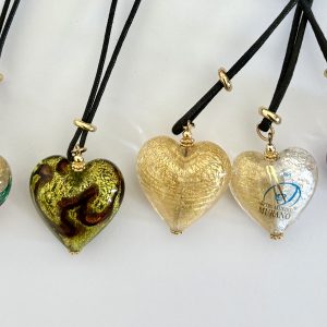 Large Heart Murano Necklace