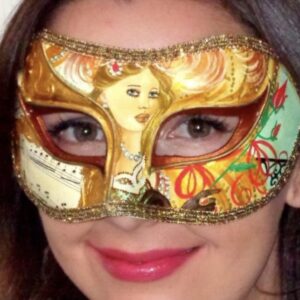 Parisienne Hand Painted Mask