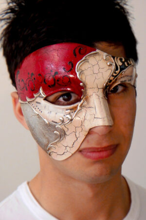 Vivaldi Phantom of the Opera Mask Made in Italy