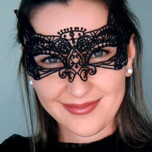 Black Cat Lace Mask