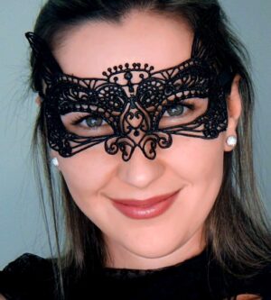 Black Cat Lace Mask