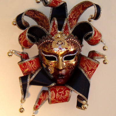 Diana Elizabethan on Stick Gold - Italian Made - Mask Shop Australia