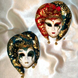 Michaela Gift Set of 2 Italian Masks
