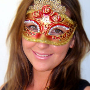 Marie Antoinette Red Mask
