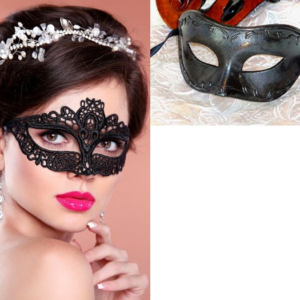 Black Lace Masquerade Mask Amelia Regular Post from Australia allow 1 Week Del 