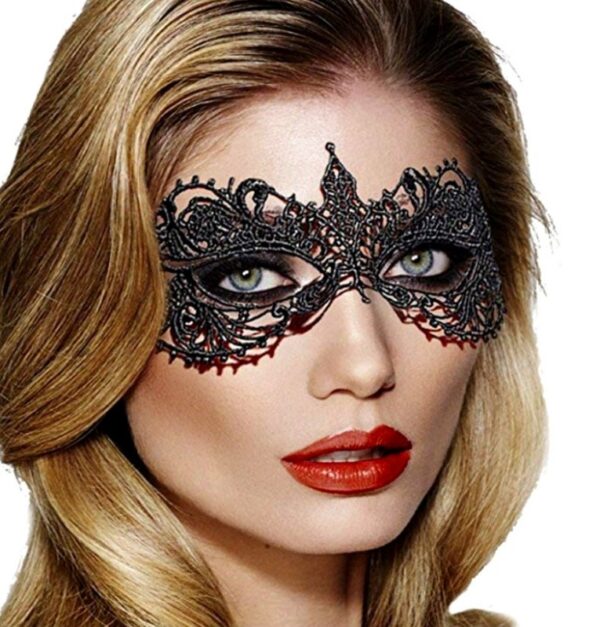 Black Lace Mask - Sexy Black Masquerade Mask Carmen - Mask Shop