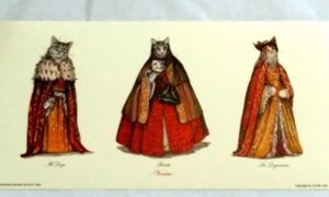 Cat Postcard Trio Bauta
