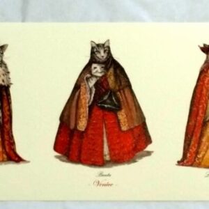 Cat Postcard Trio Bauta