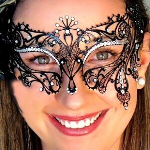 Exotique Italian Made Mask with Crystals