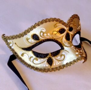 Anika Gold Mask - Italian Made