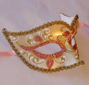 Anika Pink Gold Mask