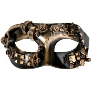 Steampunk Mask in Gold