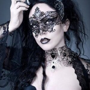 Black Angel Masquerade Mask