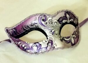 Lily Purple Mask from Venice