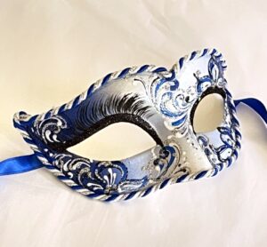 masquerade-mask-blue-silver-lily