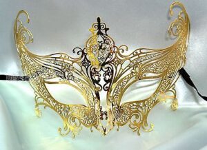 Gold Angel Masquerade Mask