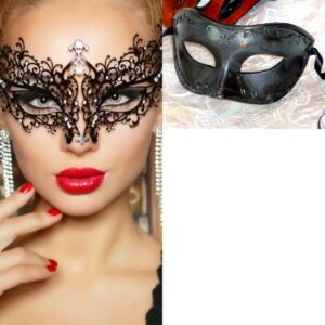 Pair of Masquerade Masks - Bella