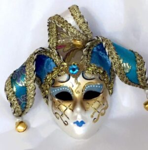 Blue-Venetian-Mask-Wall-Decor