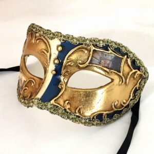 Blue Men's Masquerade Mask