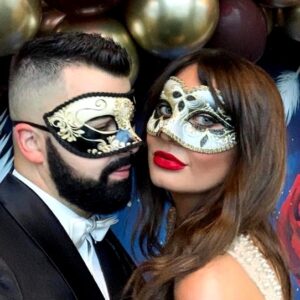 Amore Masquerade Masks Italian