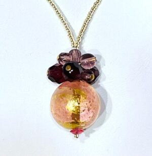 Fiesta Ruby Champagne Necklace