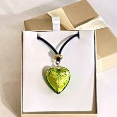 chartreus-lime-murano-glass-heart