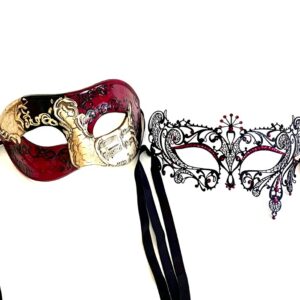 crimson-red-couples-masquerade-masks