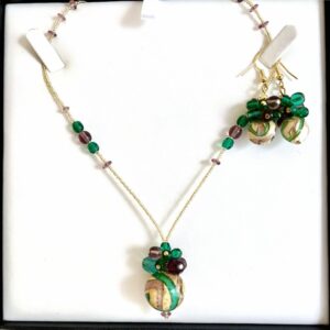 Laverder-Green-Murano-Necklace